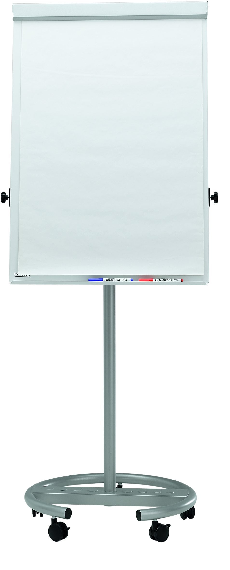 Flipchart Mauloffice, Rundfuss M. 2 Papierhaltern Plateado