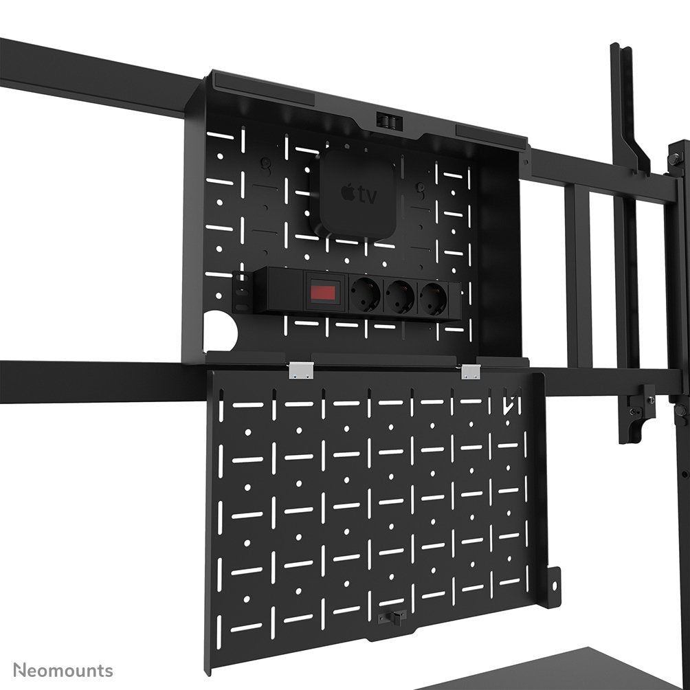 EAN 8717371443092 - Neomounts FL50-575BL1 mueble y soporte para dispositivo multimedia Negro Carro/soporte de suelo con rueda imagen 8