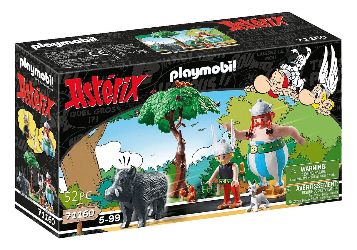 Playmobil 71160 Asterix: Wildschweinjagd, Konstruktionsspielzeug 71160