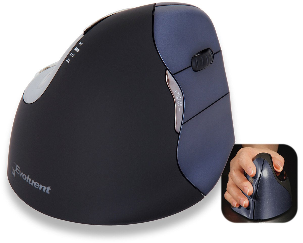 EAN 5712505447611 - Evoluent VM4RW ratón RF inalámbrico Laser imagen 1