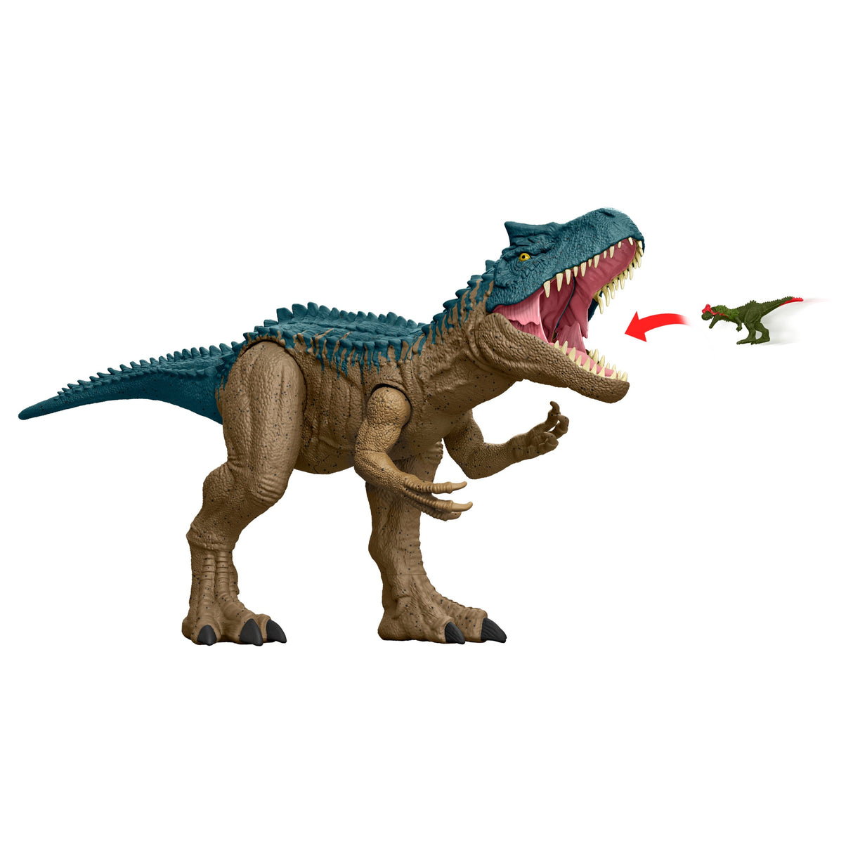 Mattel Jurassic World Riesendino Allosaurus, Personaje Hrx53