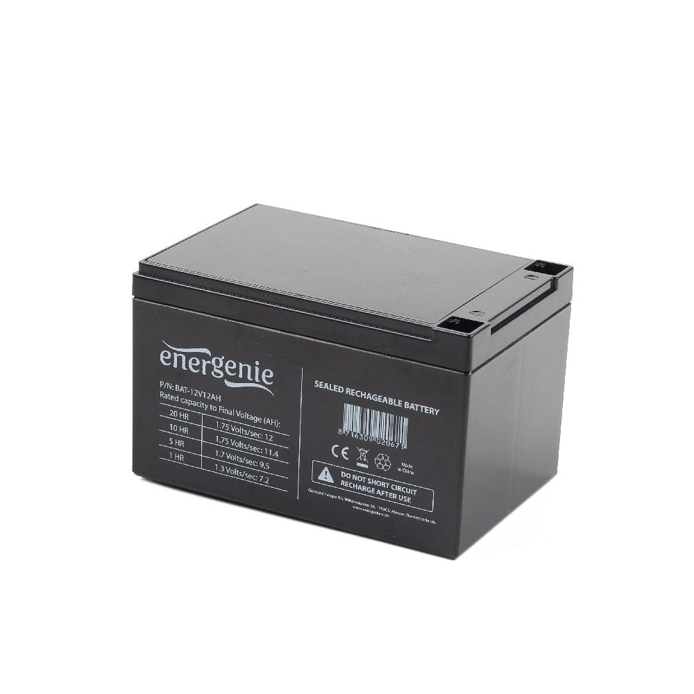 EAN 8716309020671 - Gembird BAT-12V12AH batería para sistema ups Sealed Lead Acid (VRLA) 12 V 12 Ah imagen 1