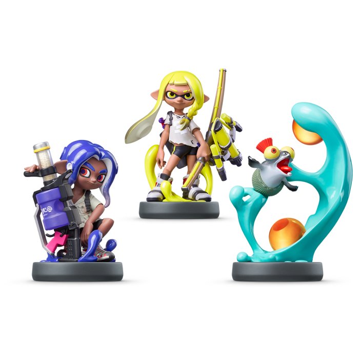 Figura Nintendo Amiibo Splatoon Pack X 3