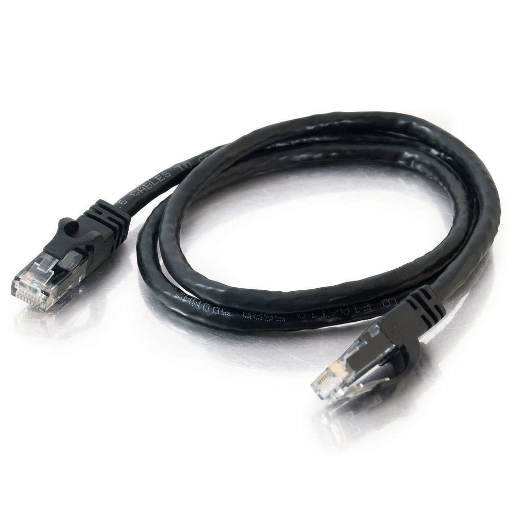 EAN 0757120834113 - C2G 7m Cat6 Patch Cable cable de red Negro U/UTP (UTP) imagen 2