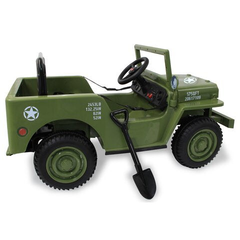 Jamara Ride-On Jeep Willys Base Army Verde 3+