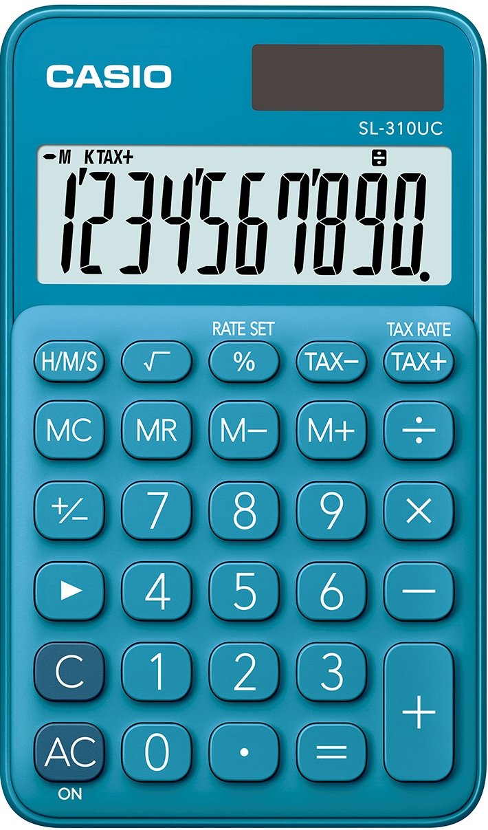 EAN 4549526612817 - Casio SL-310UC-BU calculadora Bolsillo Calculadora básica Azul imagen 1