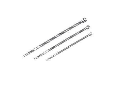 Abrazadera Para Cable De 200mm (2,5mm) Transparente (Bolsa 100 Unidades)