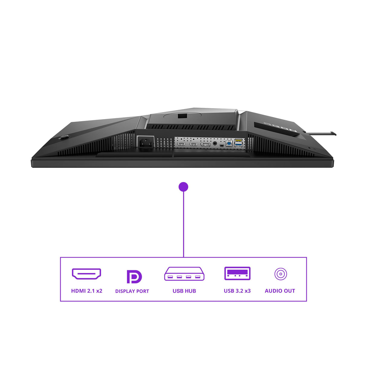 EAN 4038986112468 - AOC AGON PRO AG326UD pantalla para PC 80 cm (31.5") 3840 x 2160 Pixeles 4K Ultra HD QD-OLED Negro imagen 4