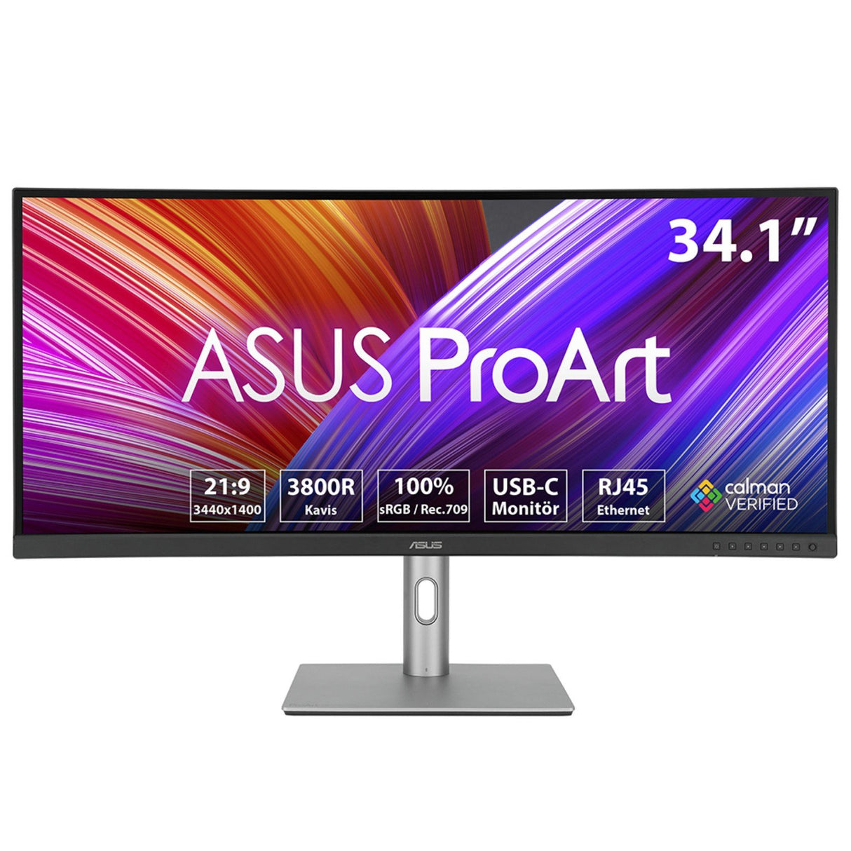 EAN 4711387206393 - ASUS ProArt PA34VCNV pantalla para PC 86,6 cm (34.1") 3440 x 1440 Pixeles UltraWide Quad HD LCD Negro imagen 1