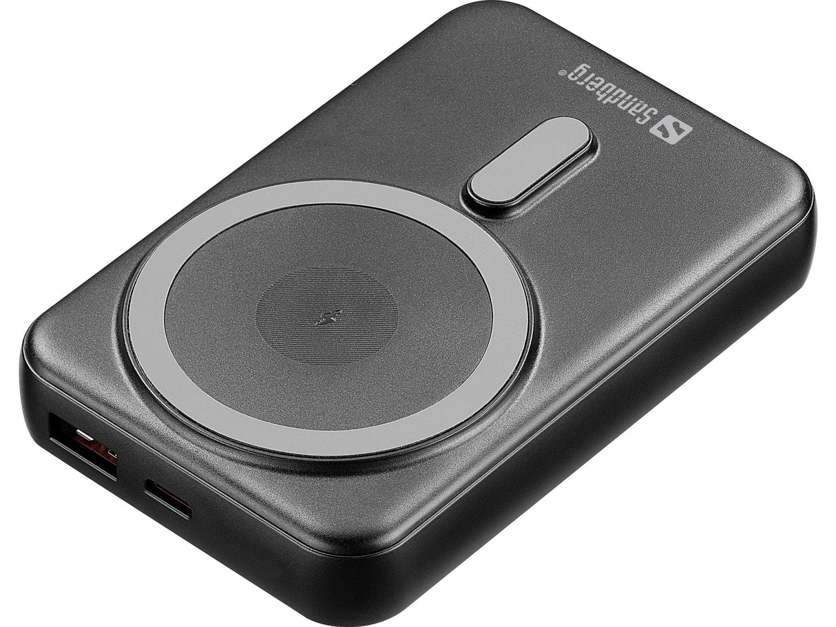 Sandberg Mag Wireless Powerbank 10000 10000 Mah Cargador Inalámbrico Negro
