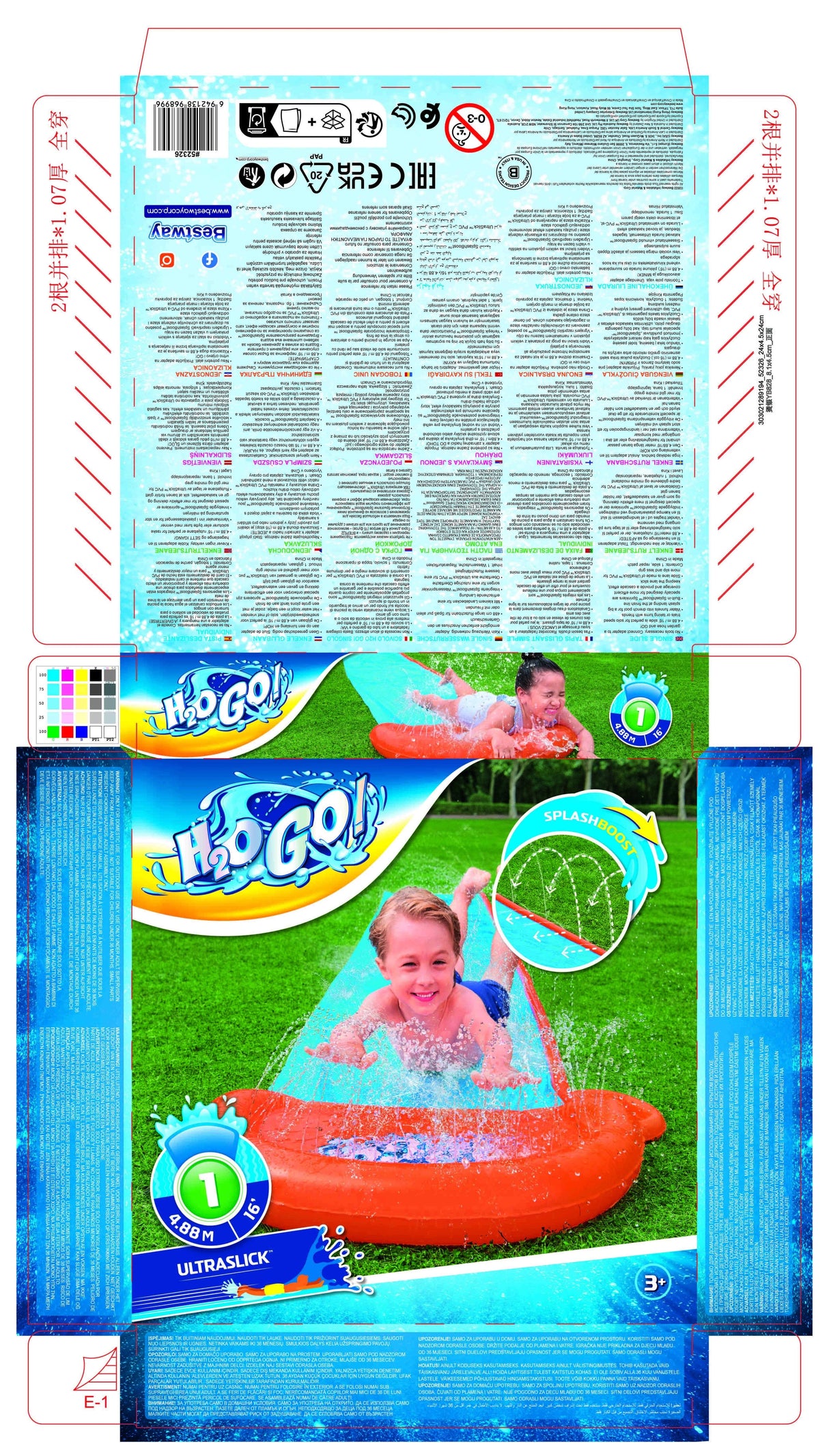 Bestway H2ogo! Sencillo 4,88m