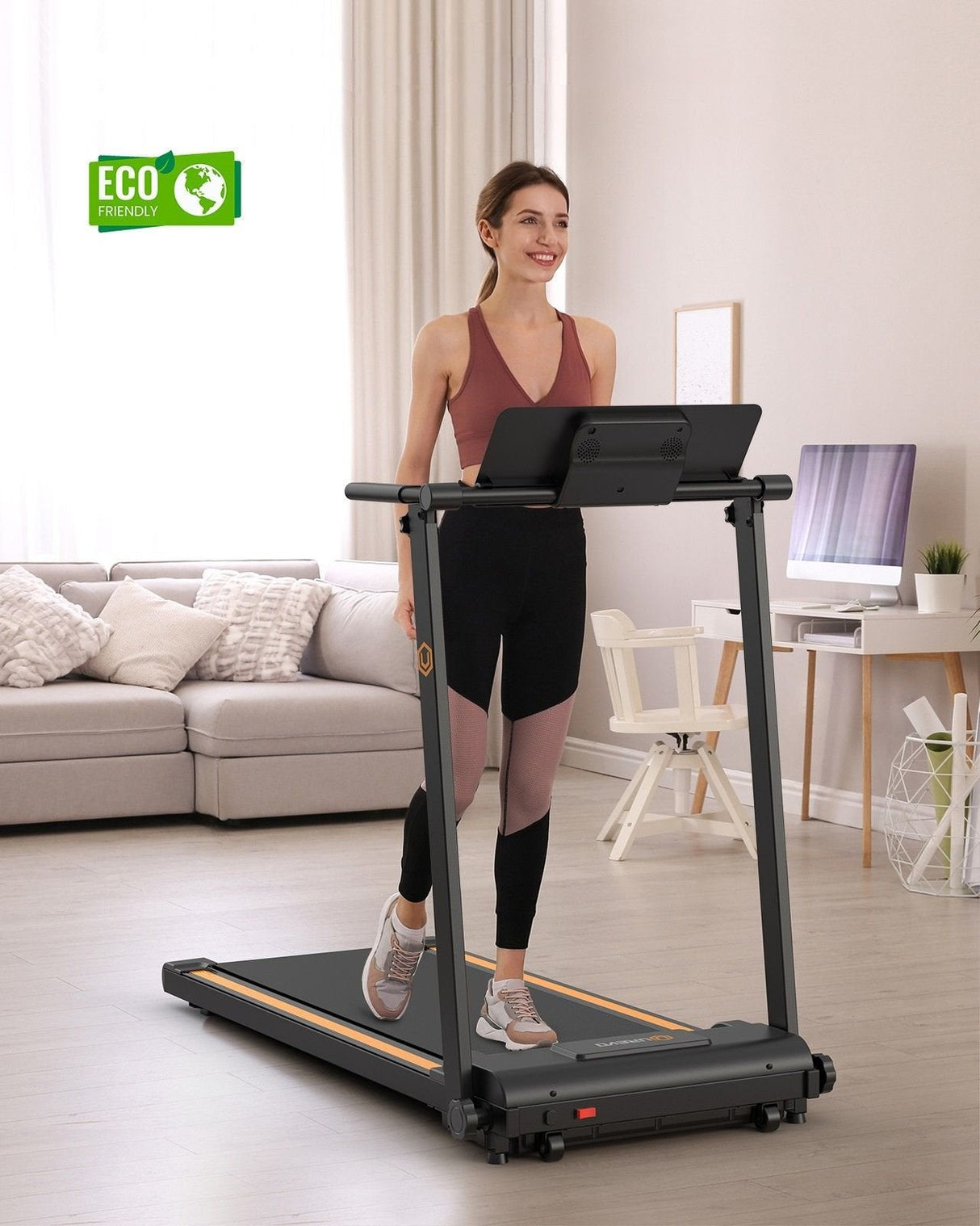 EAN 6975165000421 - Urevo Foldi Mini black cinta de correr 1002 x 410 mm 10 kmh imagen 12