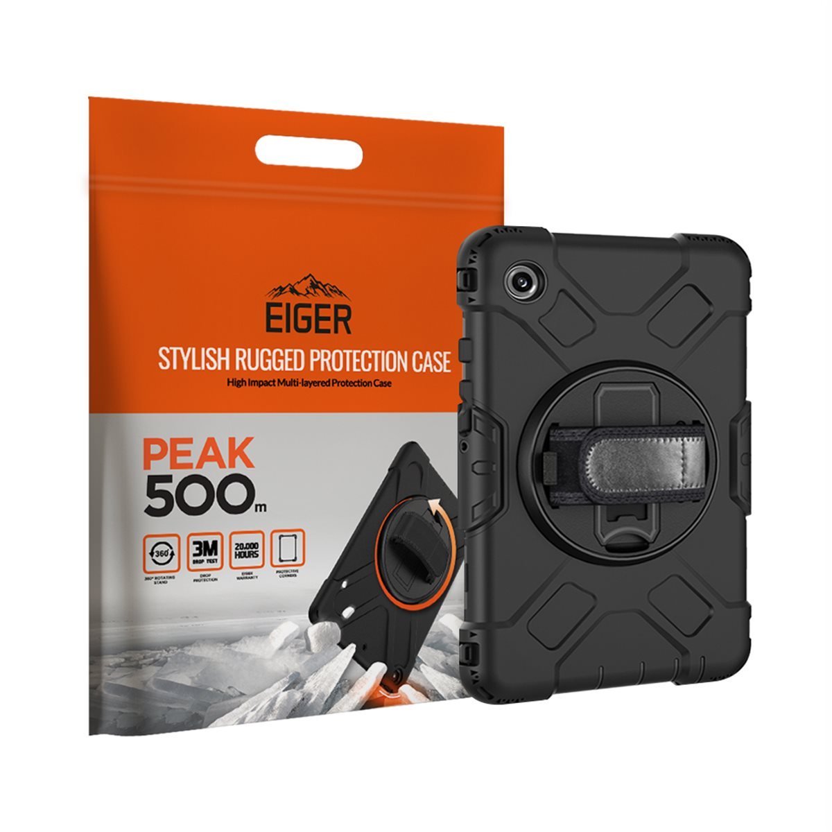 Eiger Peak 500m Case Galaxy Tab A9+ Schwarz