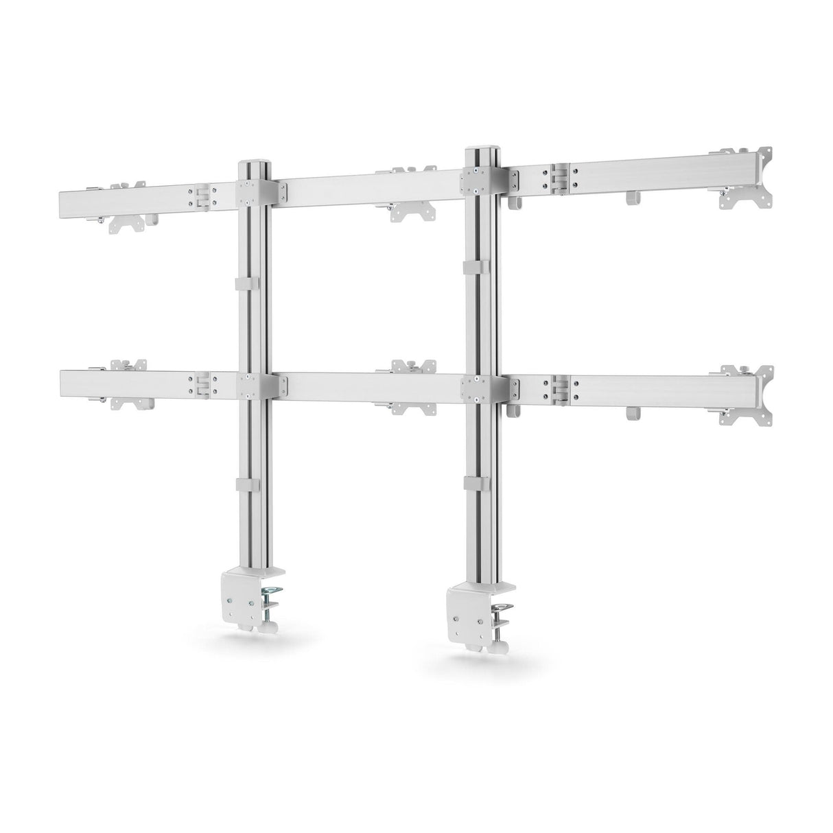 Startech.Com Six-Monitor Desk Mount W Crossbar, Up To 32 In Screens 17.6lb - Befestigungskit - Für 6 Lcd-Displays - Säule, Dual