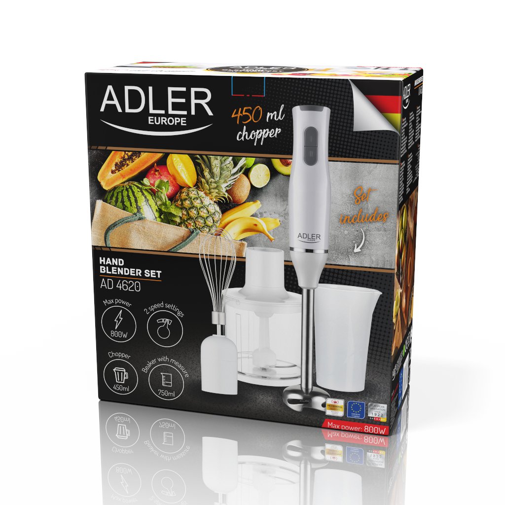 EAN 5903887800051 - Adler AD 4620 licuadora 0,75 L Batidora de inmersión 800 W Blanco imagen 12