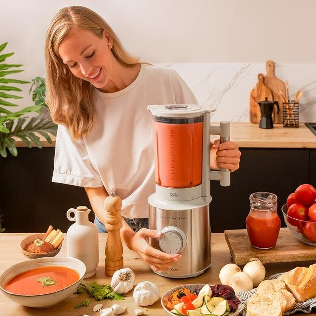 EAN 8435484039833 - Cecotec Grand Katana 2700MAX Total Destroy W 1,8 L Batidora de vaso 2700 W Gris, Acero inoxidable, Transp imagen 7