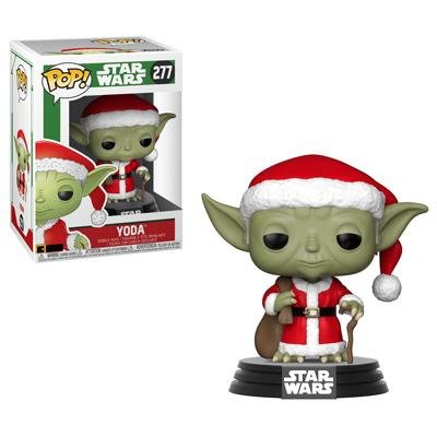 Figura Pop Star Wars Holiday Santa Yoda
