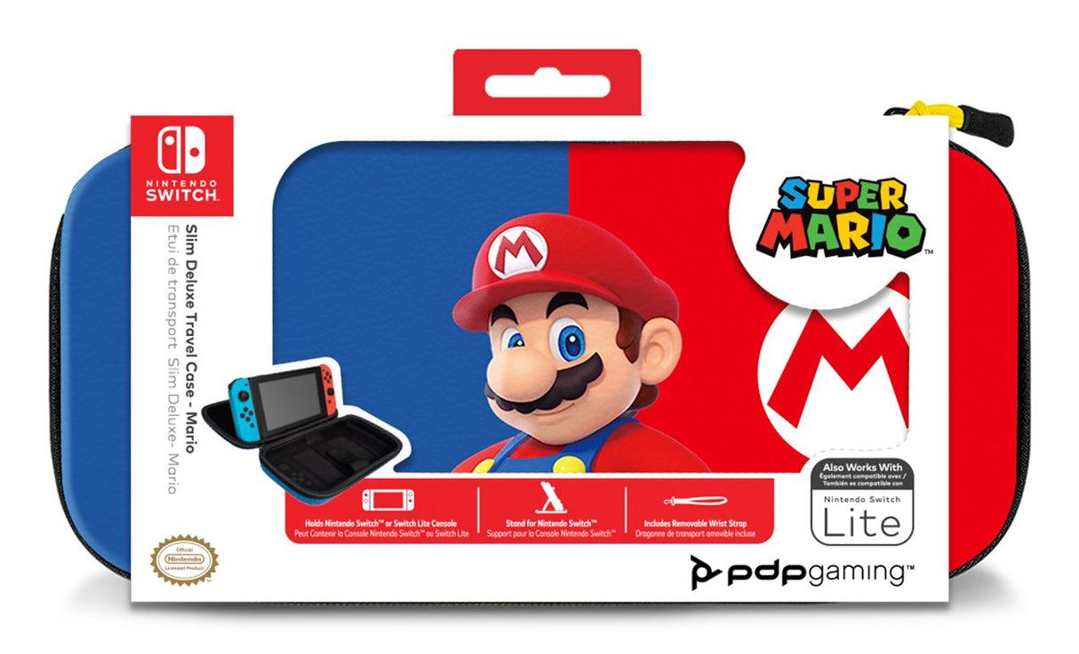 EAN 0708056068325 - PDP Slim Deluxe: Power Pose Mario Funda protectora rígida Nintendo Azul, Rojo imagen 13