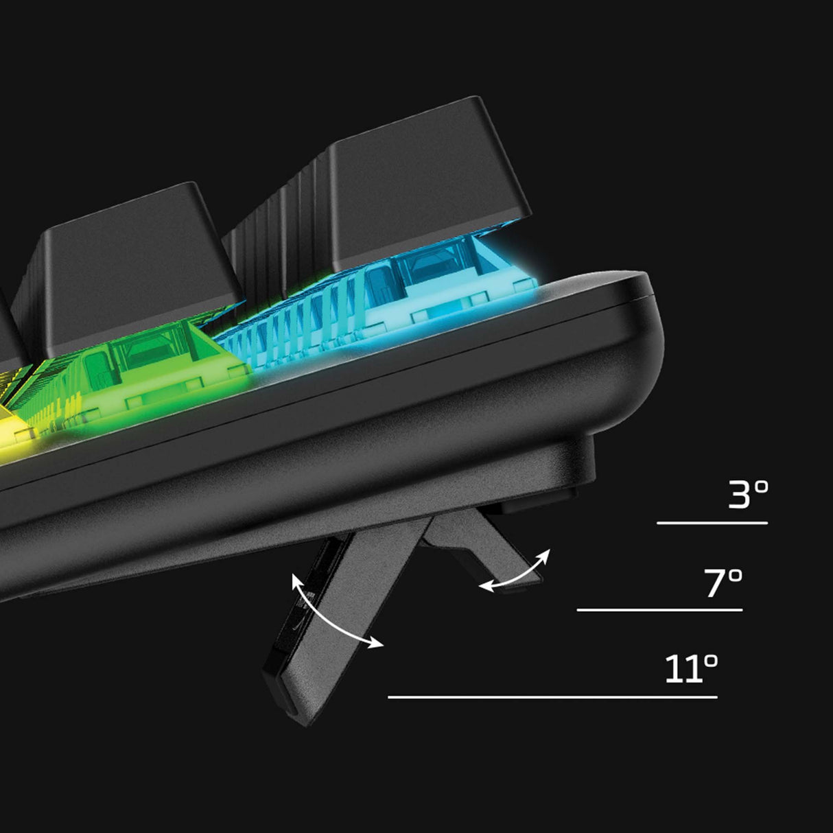EAN 196337969742 - HyperX Alloy Origins PBT HX Aqua Gaming Keyboard teclado Juego USB Negro imagen 10