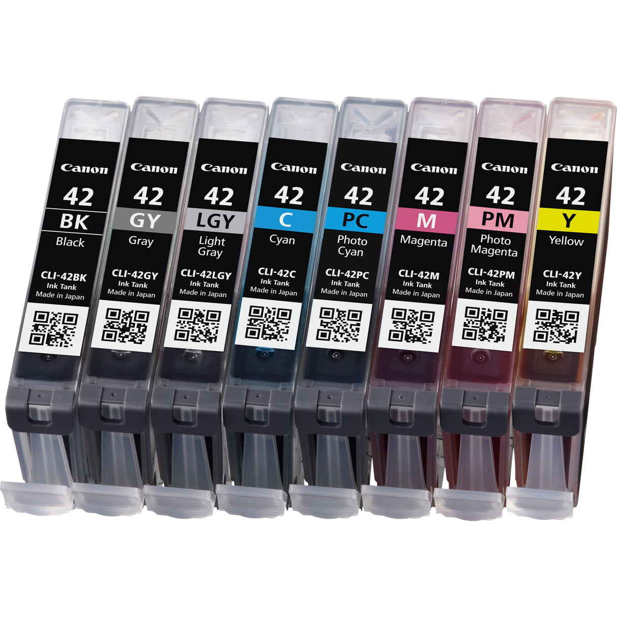 EAN 4960999974194 - Canon 6384B010 cartucho de tinta 8 pieza(s) Original Rendimiento estándar Negro, Cian, Gris, Gris claro, imagen 1