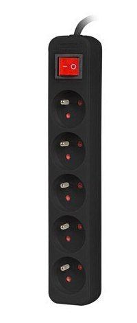 EAN 5901969415483 - Lanberg PS1-05E-0150-BK base múltiple 1,5 m 5 salidas AC Interior Negro imagen 2