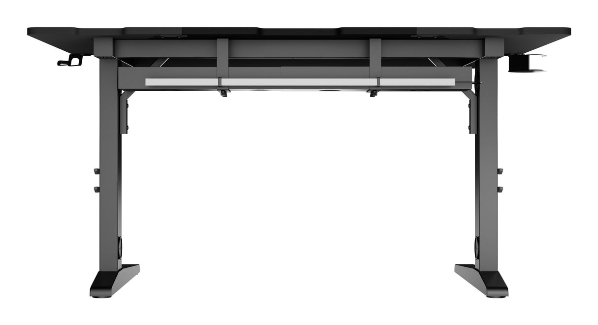 Mesa Gaming Genesis Holm Modular 140 Rgb Negro 140x75 Cm