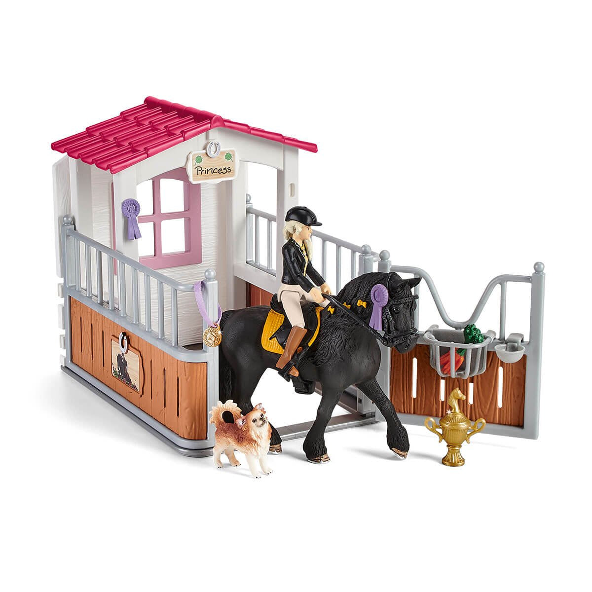 Schleich Caja De Caballo Horse Club Con Tori & Princess, Figura De Juguete