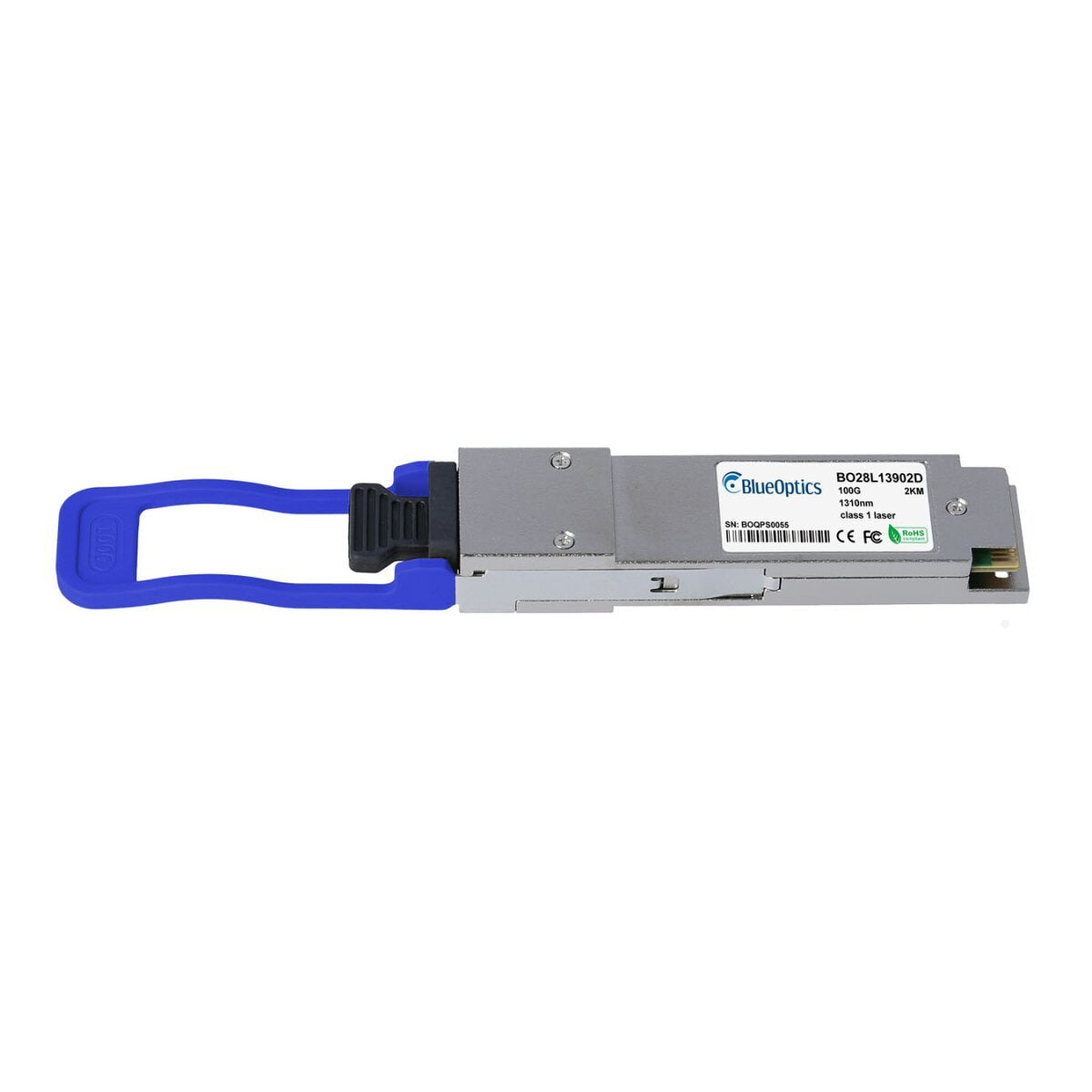 Blueoptics Hpe X150 Jh420a Qsfp28 Transceiver, Mpo/Mtp Conexión, 100gbase-Psm4, Singlemode Fiber, 4xwdm, 2km