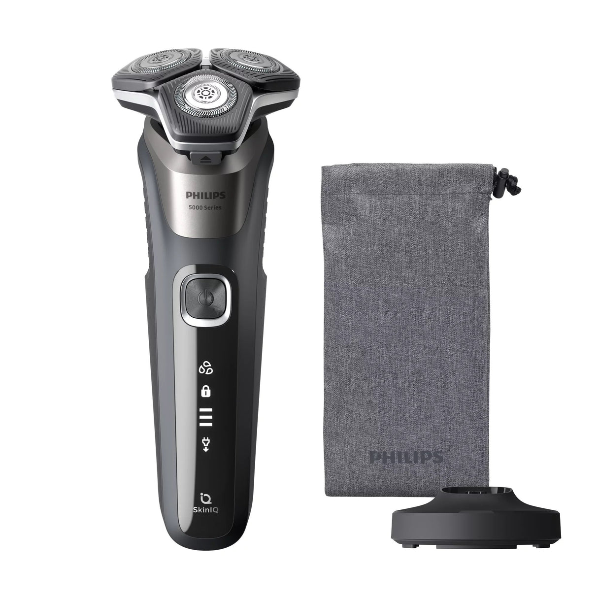 EAN 8720689021197 - Philips SHAVER Series 5000 S5887/13 afeitadora Máquina de afeitar de rotación Recortadora Gris imagen 1