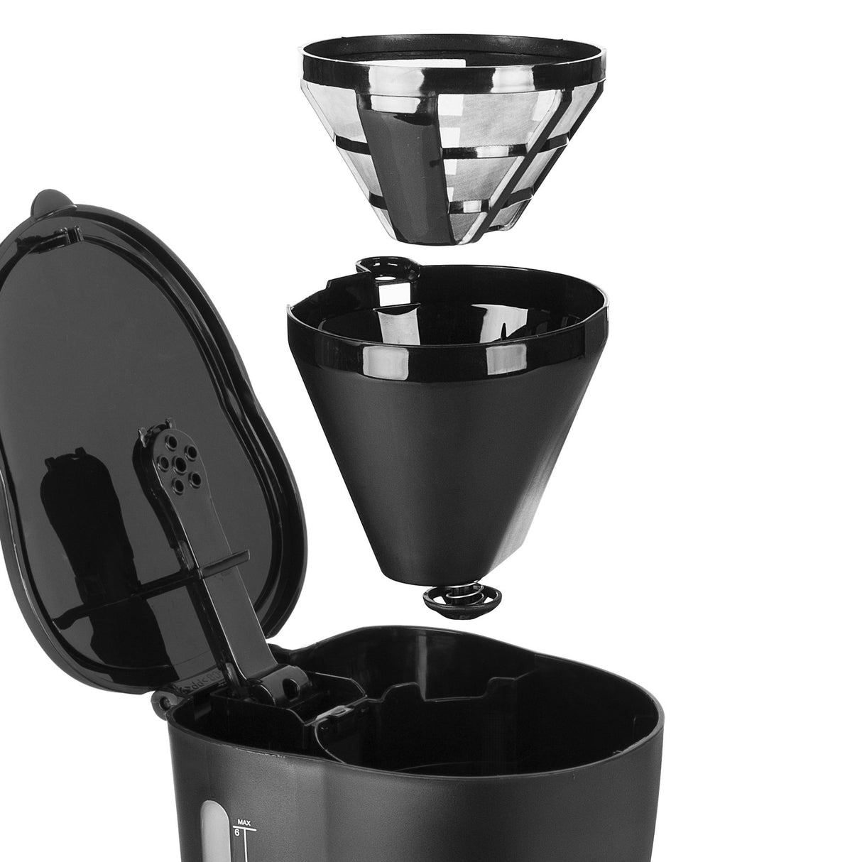 EAN 8713016047977 - Tristar CM-1246 cafetera eléctrica Totalmente automática Cafetera de filtro 0,6 L imagen 3