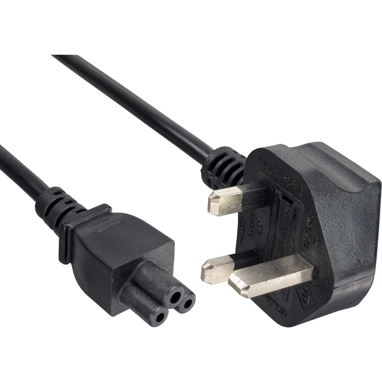 Cable De Alimentación Inline Para Portátil Inglaterra Acoplamiento De 3 Pines 2m