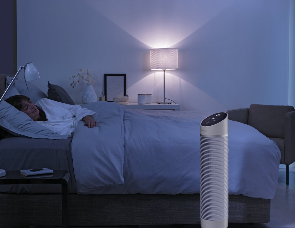 Calefactor Rowenta Silent Comfort Hq8120 Eléctrico Interior Plata 2400 W Ventilador Eléctrico