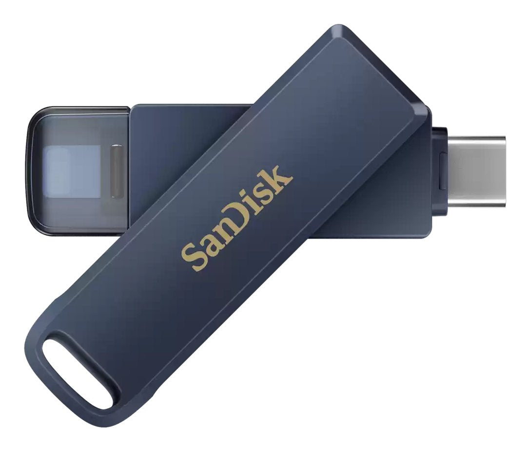Sandisk Phone Drive Unidad Flash Usb 64 Gb Usb-C / Lightning Cielo Metalizado