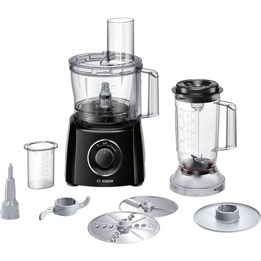 EAN 4242002853352 - Bosch MCM3201B robot de cocina 800 W 2,3 L Negro, Transparente imagen 1