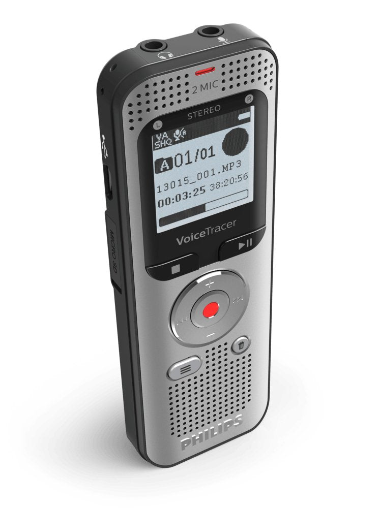 EAN 0855971006342 - Philips Voice Tracer DVT2050/00 dictáfono Tarjeta flash Plata imagen 5