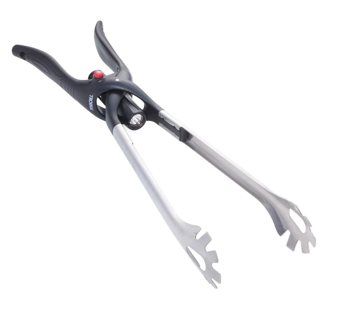 EAN 4024023021947 - TROIKA BBQ01/ST pinza de cocina 450 mm Silicona, Acero inoxidable Plástico imagen 4