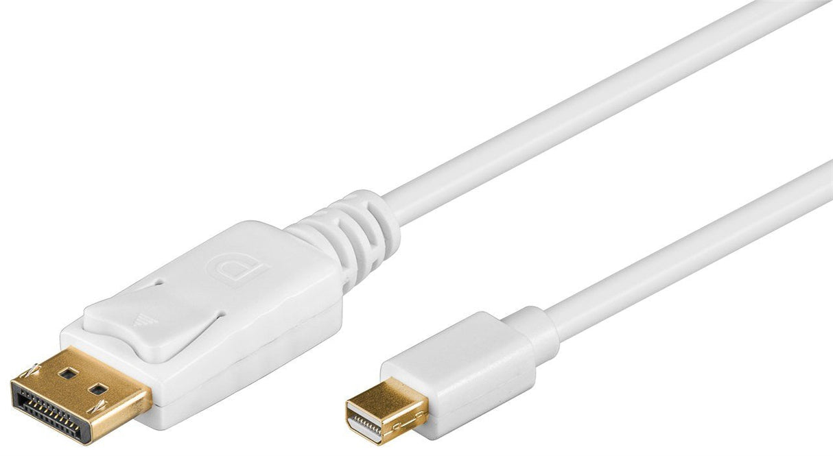 Cable Mini Displayport/ Displayport 2m 1.2 Blanco
