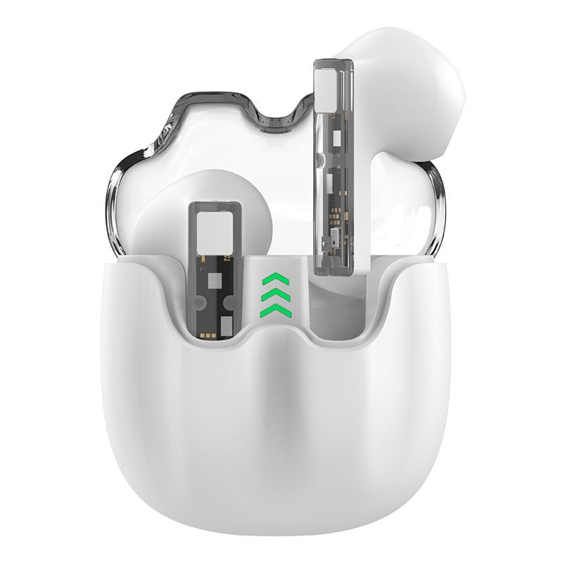 Cool Auriculares Stereo Bluetooth Dual Pod Earbuds Vision Blanco