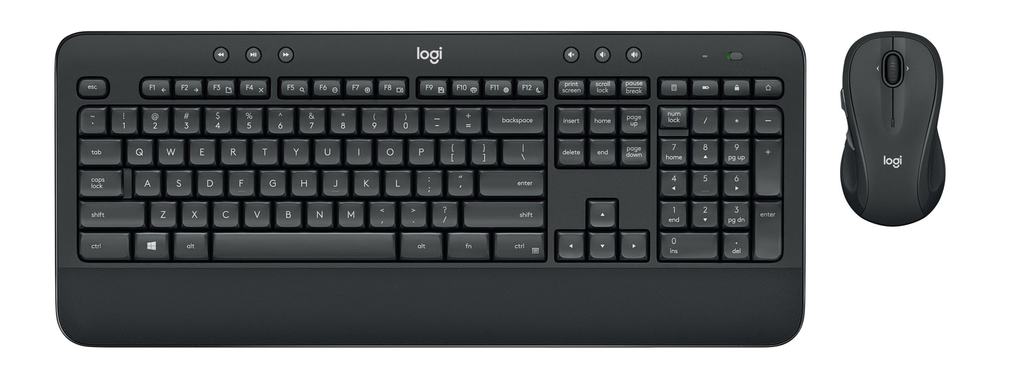 Teclado Alemán Logitech Mk545 Advanced Wireless Combo Ratón Incluido Usb Qwertz Negro