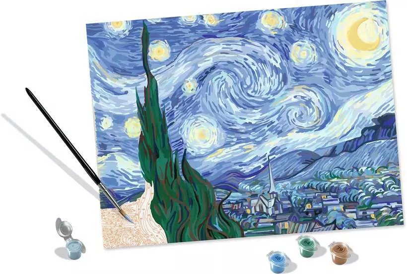 Colección De Arte De Ravensburger Creart - Noche Estrellada (Van Gogh), Pintura 23518