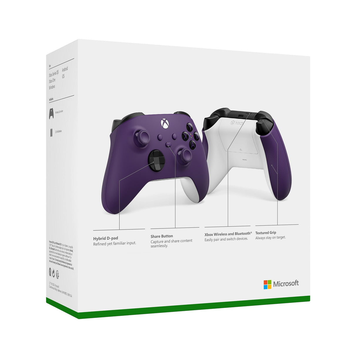 EAN 0889842823936 - Microsoft QAU-00069 mando y volante Púrpura Bluetooth/USB Gamepad Analógico/Digital Android, PC, Xbox Ser imagen 3