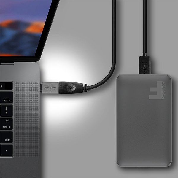 Adaptador Axagon Usb-C 3.1 M Auf Usb-A Aluminio - Negro