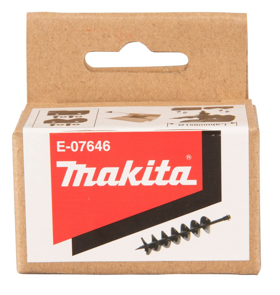 Cuchilla De Repuesto Makita Para Taladro De Tierra Ø 150mm 2 Piezas (Plana + Puntiaguda) E-07646