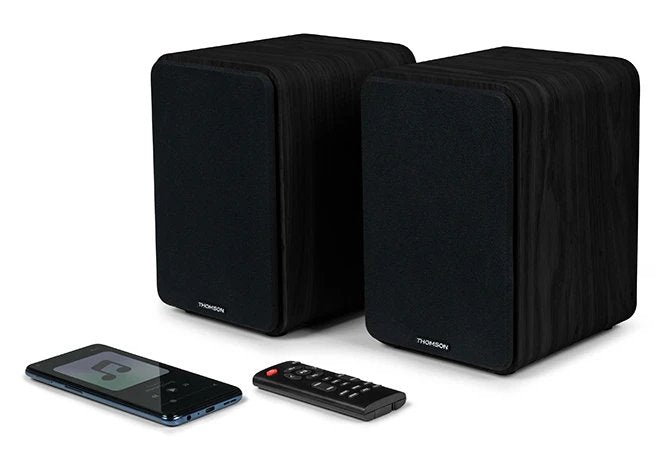 Thomson Ws600duo Altavoces De Estanteria - Potencia Musical 100w - Color Negro