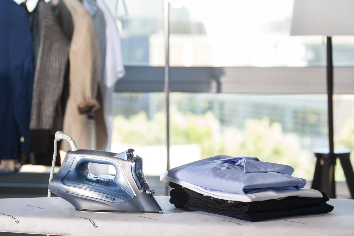 EAN 4210101965108 - Rowenta DW4320 Plancha vapor-seco Suela Microsteam 300 Láser 2500 W Azul imagen 4