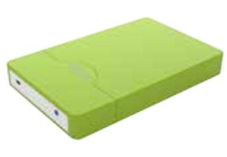 Approx Caja Externa Para Discos Duros 2.5\1 Usb 2.0 Funda Transporte Compatible Con Discos De 9.5mm Verde