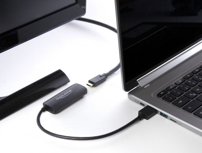 EAN 4043619632510 - DeLOCK 63251 adaptador de cable de vídeo HDMI tipo A (Estándar) USB Tipo C Negro imagen 3