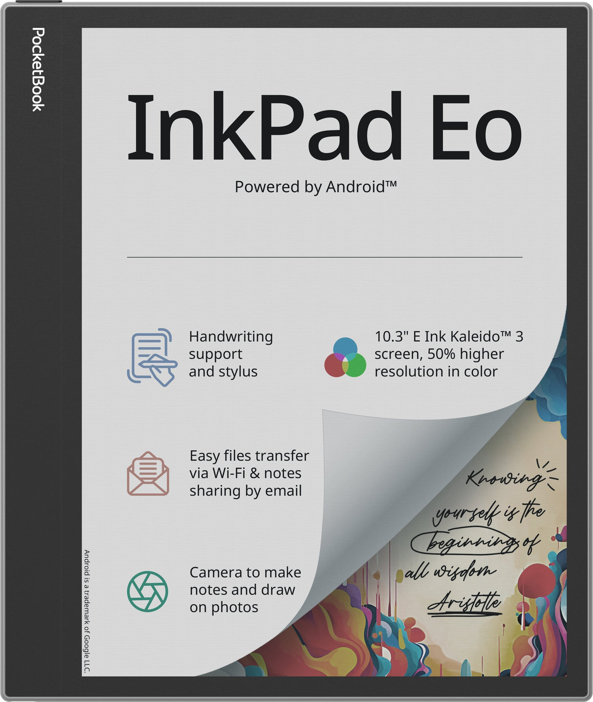 EAN 7640152097379 - PocketBook InkPad Eo - Mist Grey lectore de e-book Pantalla táctil 64 GB Wifi Negro, Gris imagen 5
