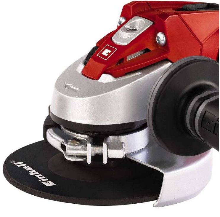 Kit Amoladora Angular Einhell Te-Ag 125/750 (Rojo/Negro, 750 Vatios, Estuche) 4430885