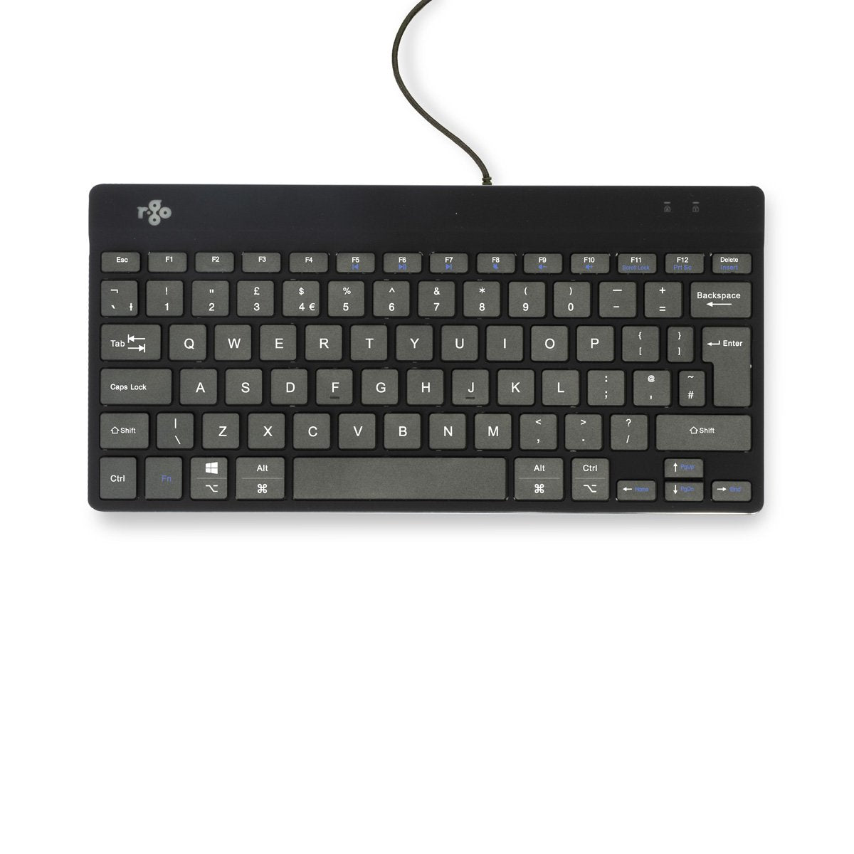 EAN 8719274491385 - R-Go Tools RGOCOUKWDBL teclado USB Inglés del Reino Unido imagen 2
